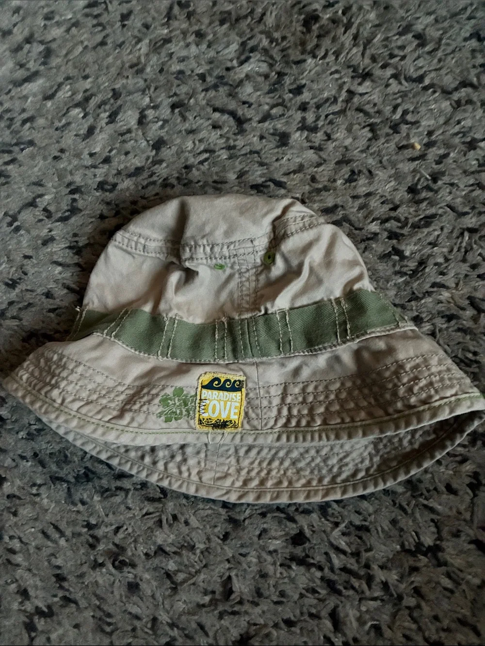 Gymboree Kids Hat Set - Green, Khaki, Navy Plaid & Frog Print